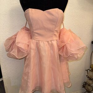 SHEIN Mod Pink Floral Dress